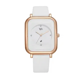 fastrack Women Vyb Water-Resistant Analogue Watch-FV60022WL02W image 2