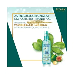 streax professional Vitarich Gloss Hair Serum image 2