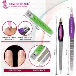 majestique Nail Filers with Ultra Sharp Cutter Kit image 2