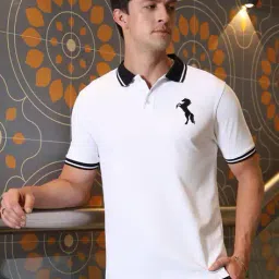 Shein Short Sleeves Graphic Print Polo Tshirt image 2