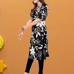 nyrika Women Floral Print Straight Kurti image 2