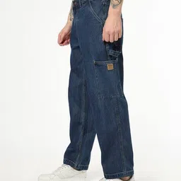 buda jeans co Men Lightly Washed Carpenter Fit Jeans image 2