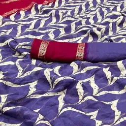 peachmode Women Geometric Printed with Contrast Border image 2