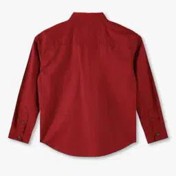 lee cooper Boys Relaxed Fit Shirt with Flap Pockets image 2