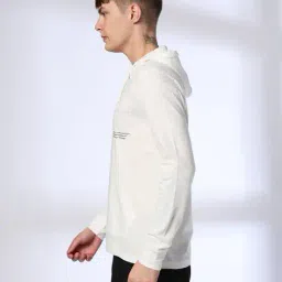 teamspirit Men Typographic Embossed Regular Fit Hooded T-Shirt image 2