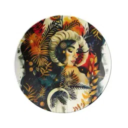 the quirky home Ceramic Round Shape Wall Paint For Wall Decor image 2