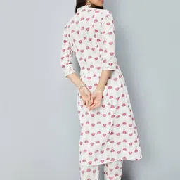 max Women Floral Print A-line Kurta Set image 2