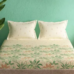 portico 152 TC Cadence Cotton Bedsheet image 2