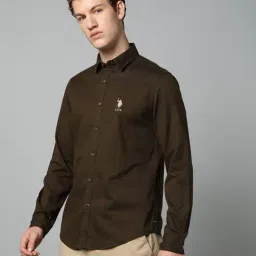 u.s. polo assn. Men Logo Print Regular Fit Shirt image 2