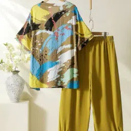 buda jeans co Women Printed 2-Piece Co-Ord Set image 2