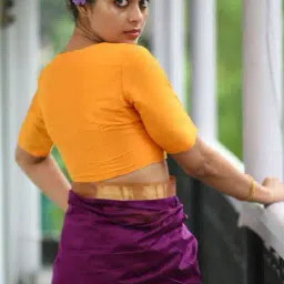 suta Artificial Silk Self-design Blouse image 2