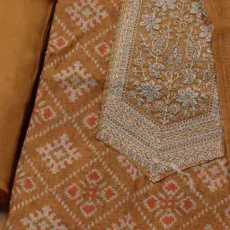 mbz.in by meena bazaar Women Self-design Unstitched Dress Material image 2