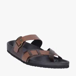 miraatti Men Slip-On Cross-Strap Sandals image 2
