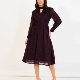 styli Women Western Wear Polka-dot A-line Dress image 2