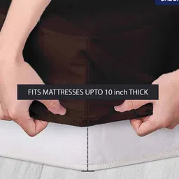 gadda co Terry cotton Ultra soft Breathable Waterproof King Size Bed Mattress protector Cover with Elastic 72 X 84 Inch (King Size) image 3