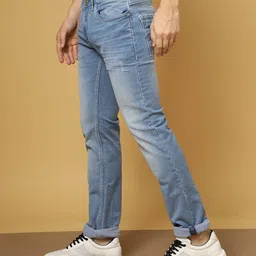 sin Men Mid-Wash Distressed Slim Fit  Jeans image 3