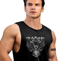 ausk Men Pack of 2 Graphic Print Vests image 3