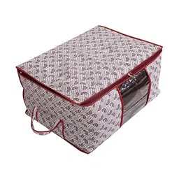 kuber industries Set of 6 Paisley Print Blanket Storage Organizers image 3