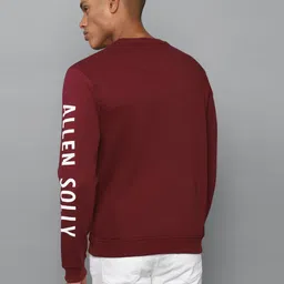 allen solly Brand Print Crew-Neck Sweatshirt image 3