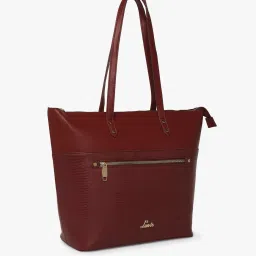 lavie Women Tote Bag with Metal Logo image 3