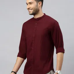 british club Men Slim Fit Cotton Shirt image 3