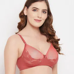 clovia Women Solid Padded Full Cup Wirefree T-shirt Bra image 3