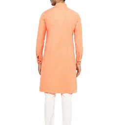 modi kurta Textured Print Short Kurta image 3