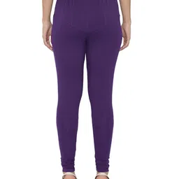 n-gal Solid Leggings with Elasticated Waistband image 3