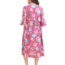 mamma's maternity Floral A-line Dress image 3