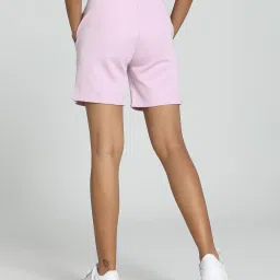 puma Classics Pleated Thigh-Slit Knit Shorts image 3