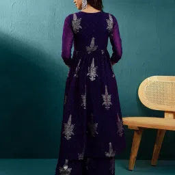 kvs fab Floral Print Straight Kurta Set image 3