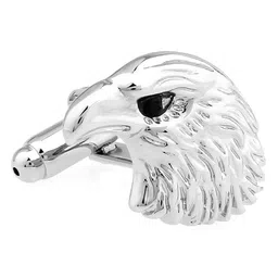 the tie hub Silver-Toned Cufflinks image 3