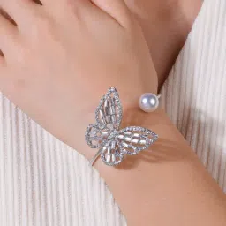 jewels galaxy Butterfly Studded Bracelet image 3