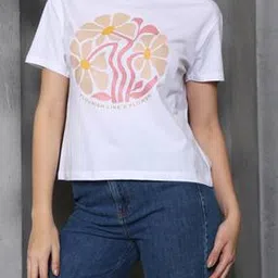 Shein Short Sleeves Typographic Chest Print Loose Fit Tshirt-picture-42