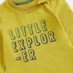 mothercare Typographic Print Round-Neck T-Shirt image 3