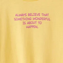 ed-a-mamma Typographic Print Sustainable Round-Neck T-Shirt with Front Knot image 3