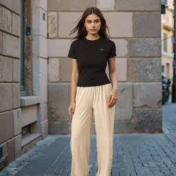 Shein Short Sleeve Logo Placement Print Crew Tshirt image 3