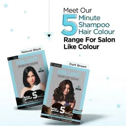 bblunt 5 Minute Shampoo Hair Colour - 03 Chocolate Dark Brown image 3