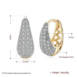 youbella Stone-Studded Huggies image 3