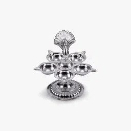 joyalukkas 925 Sterling Silver Peacock Lamp image 3