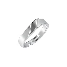 clara 925 Sterling Silver Adjustable Band Ring image 3