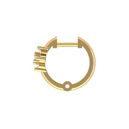 avsar Yellow Gold Diamond Stud Earrings image 3