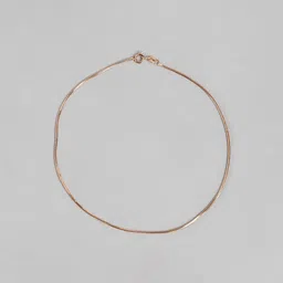 zavya Sterling Silver Rose Gold-Plated Anklets image 3