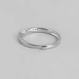 zavya Sterling Silver Stone-Studded Ring image 3