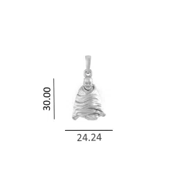 akshat sapphire Sterling Silver Neem Karoli Baba Pendant image 3