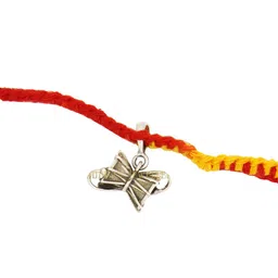 jewelyaari Sterling Silver Damroo Rakhi image 3