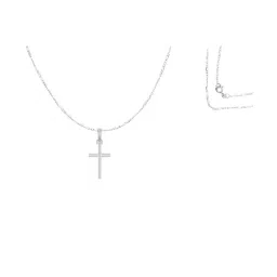 akshat sapphire Sterling Silver God Jesus Chain Pendant image 3