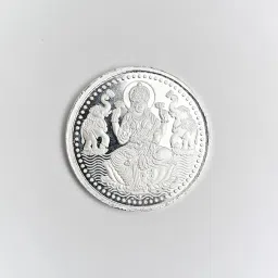arte Pure Silver Goddess Lakshmi Coin image 3
