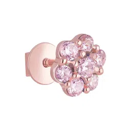 giva Sterling Silver Rose Gold-Plated Stud Earrings image 3