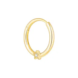 giva Sterling Silver Gold-Plated Zircon-Studded Star Nose Ring image 3